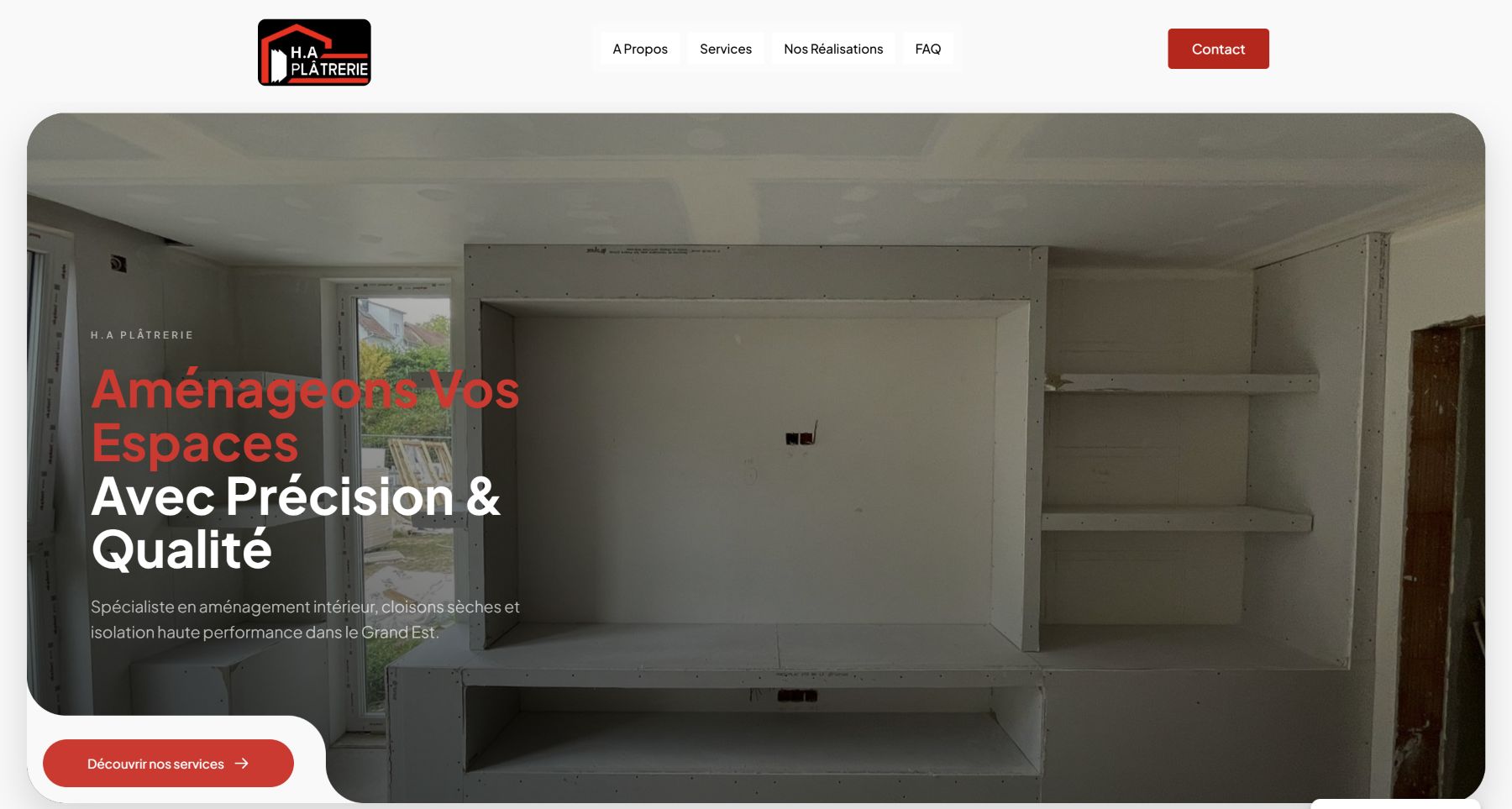 Réalisation HA Plâtrerie